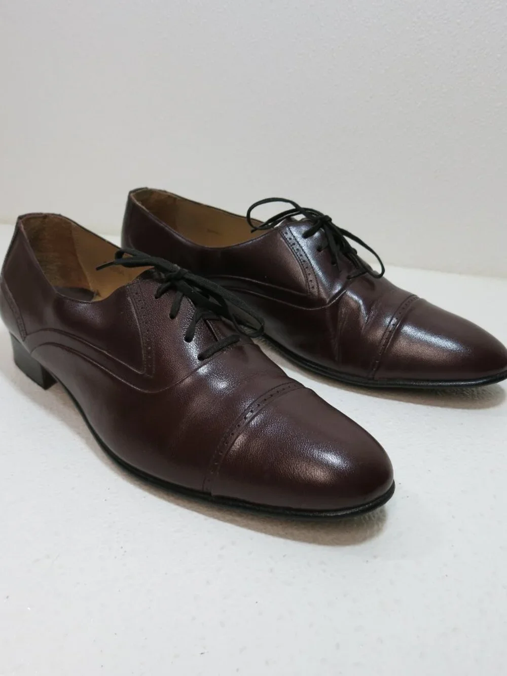 Mario De Gerard Oil Tanned Leather Oxfords Dress Shoes Men's Formal Footwear 9.5